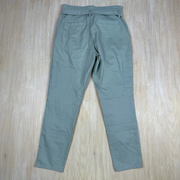 Sam Edelman Seafoam Utility Trouser Belted Coastal High Rise Casual Pants 29 - Picture 11 of 14